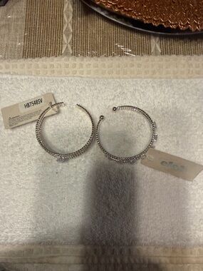 Silver Crystal Bangles - Women Jewelry